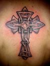 celtic cross back tattoo pic